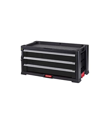 Módulo de Prateleira KETER Extensível (Preto) KETER - Armários e baús de ferramentas - extensível, preto, aço