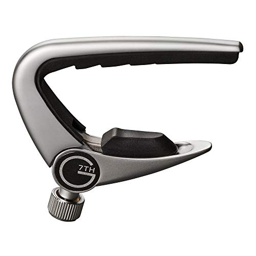 Fita para Guitarra NEWPORT G7TH 529780 (Prateado) G7th - Acessórios para guitarra - prateado, nylon, 105 mm