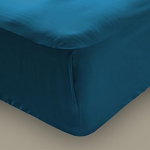 Lençol DON DESCANSO Ajustável Azul Marinho Algodão (180x200cm) DON DESCANSO - Lençóis - ajustável, algodão, azul marinho, 180x200cm