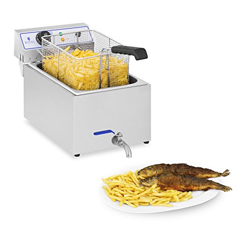 Fritadeira Eléctrica CECOTEC Rcef15E (3.000 W - Capacidade: 17 L) Royal Catering - Aquecedores de pratos e travessas - 3000 W, 17 L, elétrica