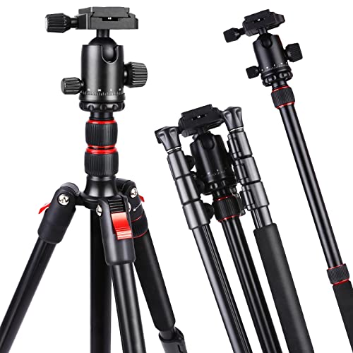 Tripé de Alumínio com Cabeça de Metal e Bolsa de Transporte para Máquina Fotográfica Jiabao Graphy - Tripés e monopés - alumínio, 160 cm, 3 pernas, 1,49 kg
