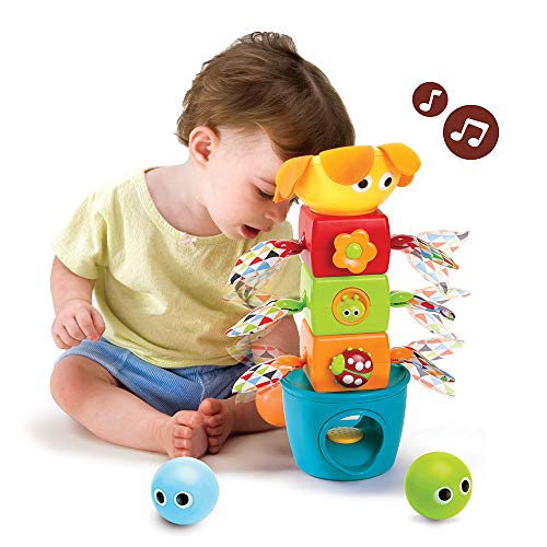 Brinquedo de Construção YOOKIDOO 40112 (0.5 anos) Yookidoo - Brinquedos de empilhar e encaixar - blocos, som, 0.5 anos, capacidades motoras