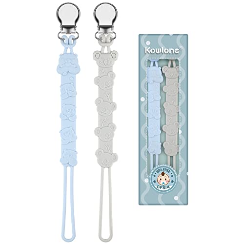 Porta-Chupetas KOWLONE Azul, Cinza (Puericultura - Refeição) Kowlone - Cuidados com a higiene oral - porta chupetas, azul, cinza, puericultura