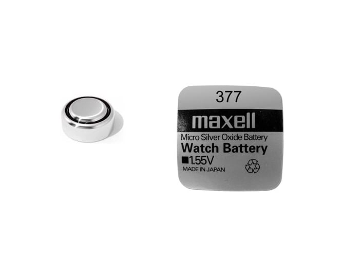 Pilhas SR626SW de Célula Descartável (1 Unidade) Maxell - Baterias de uso geral - pilhas, sr626sw, descartável, 1 unidade, tensão 1.55v, sem mercúrio