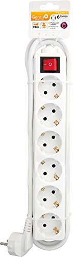 Extensão Elétrica GARZA BASIC POWER (3680 W - 6 Tomadas) Garza - Filtros de linha e supressores de surtos - 3680 w, 6 tomadas, extensão elétrica