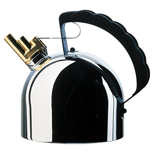 Chaleira Elétrica ALESSI 9091 FM Preto (0.6 L) Alessi - Chaleiras de fogão - inox, preto, com cabo, 1000 W