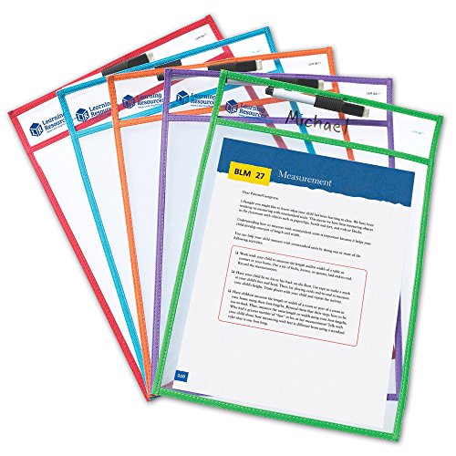 Acessório de Jogo Educativo LEARNING RESOURCES 3D Transparent Writing Wipe-Offs (Idade Mínima Recomendada: 4 anos) Learning Resources - Quadros brancos de apagar a seco - suporte, idade mínima 4 anos, borracha, apagar