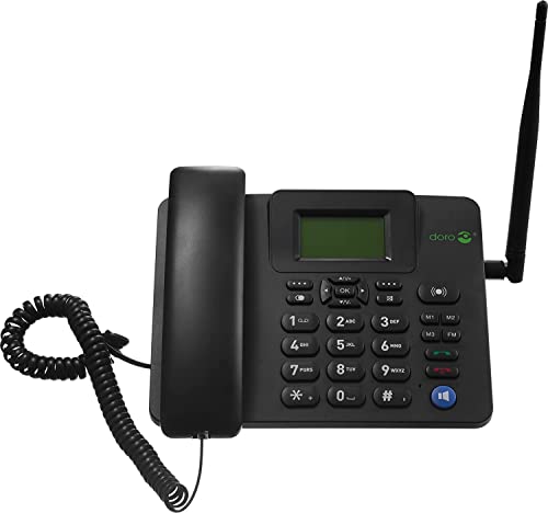 Telemóvel DORO 4100H (2.8'' - 2G - Preto) Doro - Telefones com fios - telemóvel, doro 4100h, 2.8 polegadas, 2G, preto