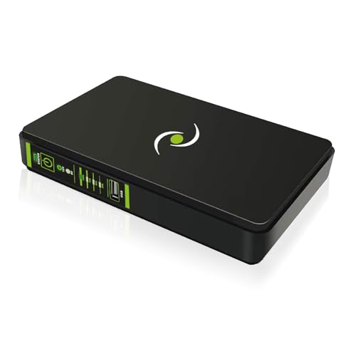 UPS TECNOWARE Mini SAI ERA PLUS DC (25 W - 8800 mAh) Tecnoware Italian Power Systems - Transformadores de voltagem e reguladores - 25 W, 8800 mAh, proteção contra cortes, sobretensões
