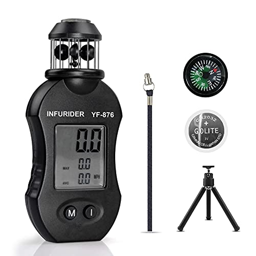 Anemómetro Digital YF-876 com Tripé (Recondicionado Como Novo) INFURIDER - Anemômetros - digital, tripé, recondicionado