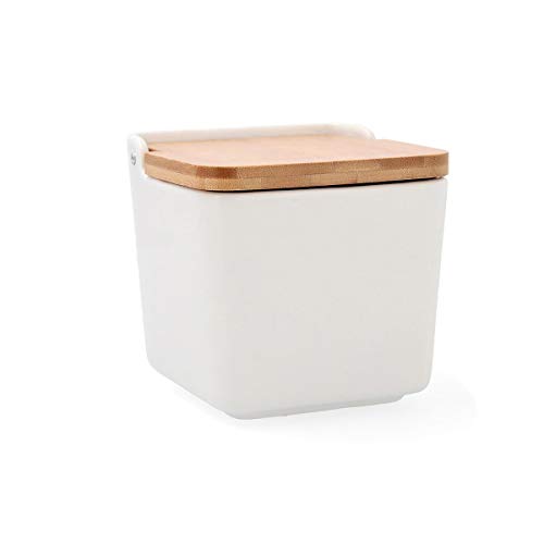 Saleiro Quid Arizona Branco Cerâmica 13 X 13 X 12 Cm Quid - Roupa - cerâmica, branco, 13x13x12cm