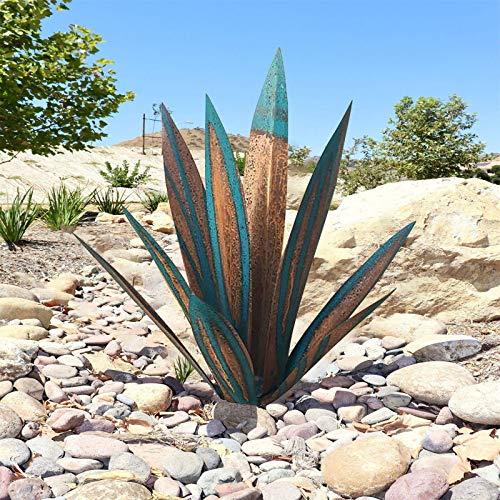 Figura Decorativa YIWOYI Agave Azul (65cm) YIWOYI - Materiais de arte e artesanato - decorativa, 65 cm, agave azul
