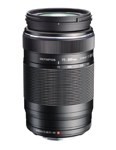 Objetiva OLYMPUS M.Zuiko ED 75-300mm F4.8-6.7 II Olympus - Lentes de câmera - 75-300mm, f4.8-6.7, tele lens, quatro terços