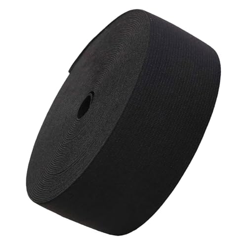 Fita de Elásticos LABUYI (Preto - 5 m x 5 cm) LABUYI - Enfeites e acabamentos - 5 m, 5 cm, preto, borracha natural