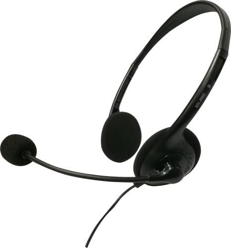 Auscultadores com Microfone Elbe Au660Mic Elbe - Fones de ouvido e headsets - microfone, regulador de volume, comprido, redução de ruído