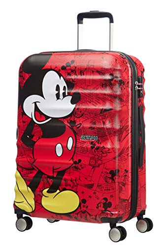 Mala de Viagem AMERICAN TOURISTER Disney Mickey Comics (67 cm) American Tourister - Malas - 67 cm, nylon, vermelho, cinzento