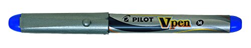 Esferográfica PILOT V-Pen (Azul - 0,5 mm) Pilot - Canetas - tinta líquida, 0,5 mm, corpo metálico, controle de tinta