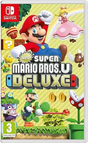 Jogo Nintendo Switch New Super Mario Bros. U Deluxe (FR) Nintendo - Software de jogos de vídeo - nintendo switch, new super mario bros u deluxe, français, 164 níveis, jogo para família