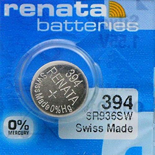 Bateria para Relógio RENATA 394 (1.5 V - 84 mAh) Renata / Swatch Group - Baterias de uso geral - 1.5 V, 84 mAh, cilindrica, alcalino