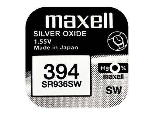 Pilha Recarregável MAXEL 394 (SR936) (Compatibilidade: Pilhas de Óxido de Prata) Maxell - Baterias de uso geral - compatibilidade, iólio, capacidade 1500 mAh, voltagem 3.6V