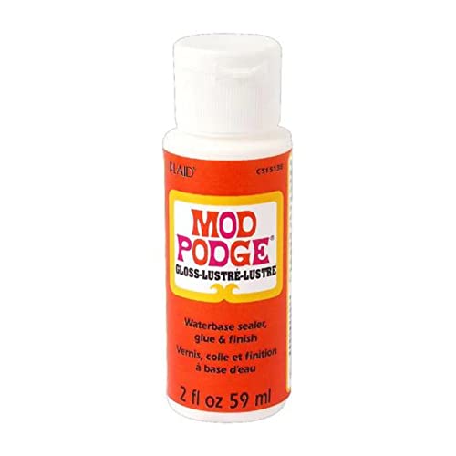 Cola de Encaixe MOD PODGE Branco (59 ml) Plaid - Adesivos e ímãs para artesanato - encaixe, 59 ml, transparente