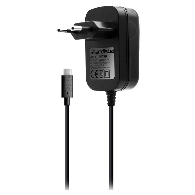 Adaptador de Viagem ARDISTEL Travel AC (Nintendo Switch) Ardistel - Adaptadores de energia e carregadores - USB Type-C, 120m, ac 100v-240v, 5v 2.4a