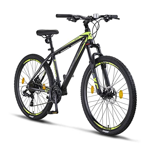 Bicicleta de montanha Licorné Diamond Premium Licorne Bike GmbH - Veículos de empurrar e pedalar - bicicleta de montanha, licorné diamond premium, quadro em alumínio, suspensão traseira ajustável, 21 velocidades, transmissão suave