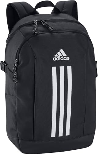 Mochilas ADIDAS Power (Universal - Preto) adidas - Acessórios de computador - poliéster reciclado, compartimento principal, alças ajustáveis, universal