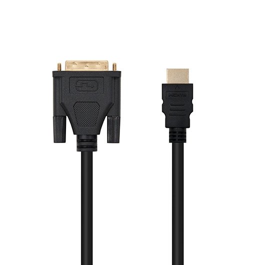 Adaptador de Cabo de vídeo NANOCABLE 10.15.0502 NANOCABLE - Cabos de áudio e vídeo - dvi, hdmi, 1.8m, preto