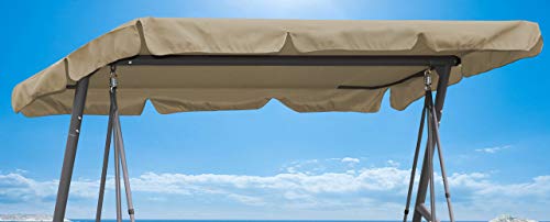 Cobertura de Guarda-Sol QUICK STAR 200x145cm Quick-Star GmbH - Acessórios para baloiços de alpendre - 200x145cm, madeira, poliéster, uv 50+