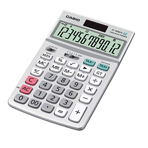 Calculadora de Mesa Casio Jf-120 Eco 12 Dígitos Casio - Calculadoras - 12 dígitos, visor incorporado, potência, +-x÷%