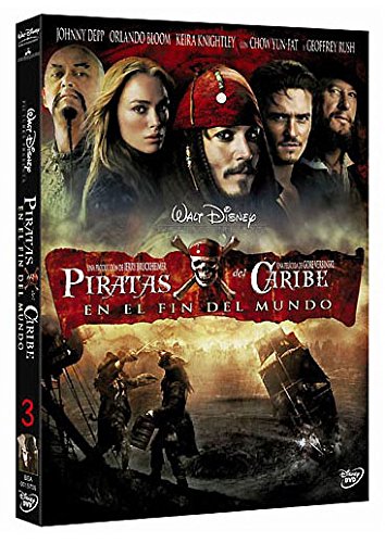 Pirates Of The Caribbean: At Worlds End (Edição em Espanhol) Jerry Bruckheimer - Dvds e vídeos - aventura, piratas, caribe, trilogia