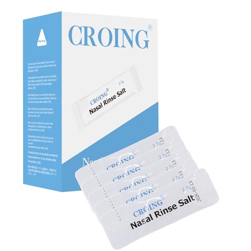 CROING SALVA LA NOSE 160 PACKS (Beleza, saúde e bem-estar) XIAMEN CHEERING INDUSTRIAL CO.,LTD - Antissépticos e produtos de limpeza - sal, 160 pacotes, nariz, otite