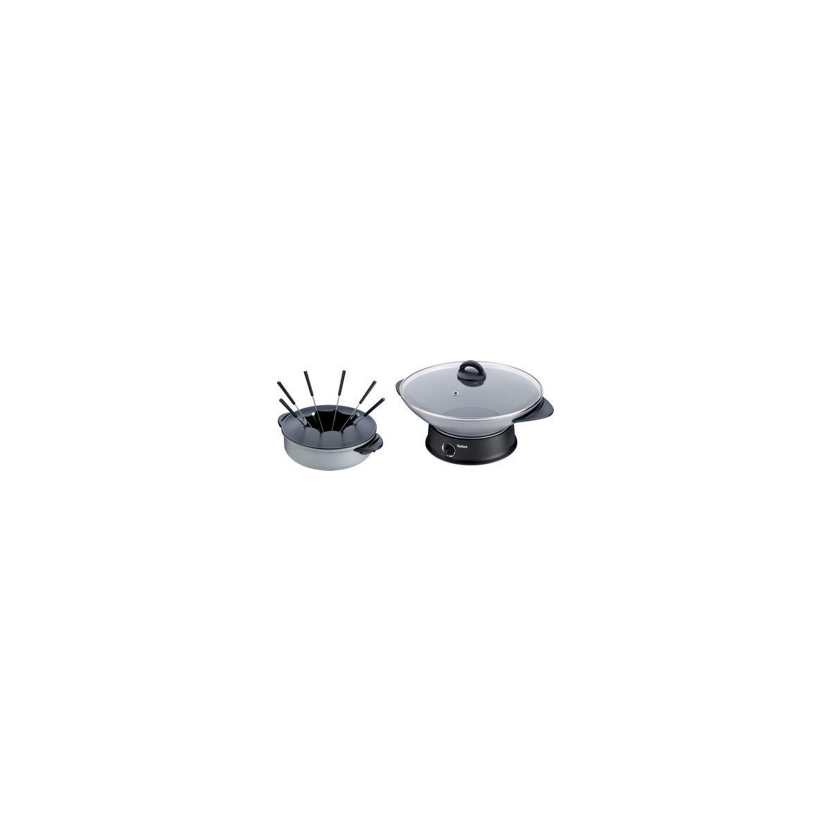 Frigideira Elétrica TEFAL Wk3020 (1300 W) Tefal - Frigideiras elétricas & woks - 1300 w, preto/prata