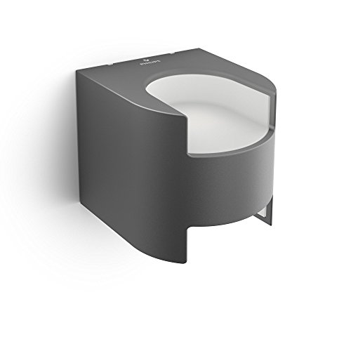 Candeeiro De Parede Philips By Signify Grass Antracite 8718699787463 Philips - Luminárias Decorativas - antracite, alumínio