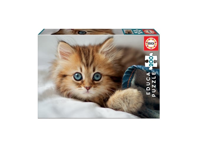 Puzzle EDUCA BORRAS Dibujos Animados Y Comic 200 Kitten EDUCA - Quebra-cabeças de encaixar - puzzle, cartão, gatinhos, personagens, montar