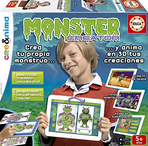 Jogo de Tabuleiro EDUCA CREATIONS 400555 (Idade Mínima: 8) Educa Borrás - Materiais de arte e artesanato - educativo, criativo, 400 combinações, estimula imaginação