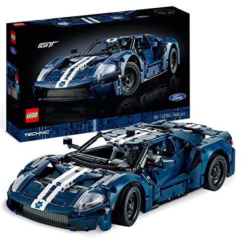 LEGO Technic - Ford GT 2022 (Idade Mínima Recomendada: 18 anos) LEGO - Brinquedos de conjunto de construção - LEGO Technic, ford gt 2022, 18 anos