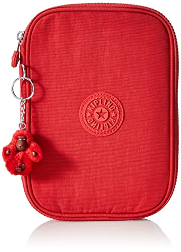 Estojo de Transporte KIPLING 100 Pens Vermelho Kipling - Organizadores de mesa - 100 canetas, porta-lápis, material rígido, transporte