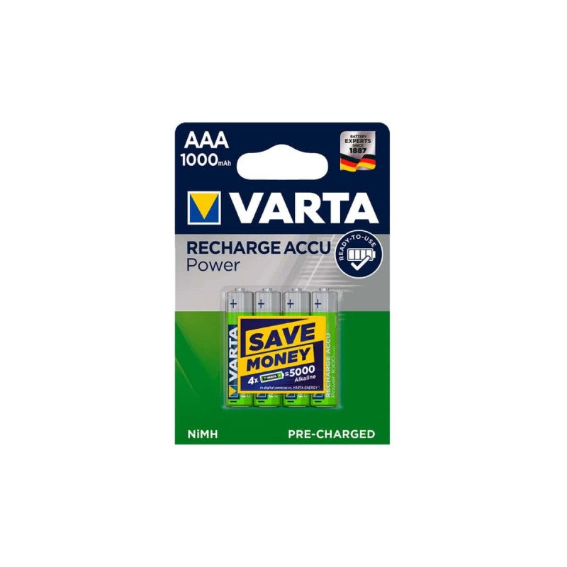 Pilhas Recarregáveis VARTA Accu Ready2Use Varta - Baterias - recarregáveis, varta, accu