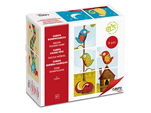 Jogo de tabuleiro CAYRO 880 (8 anos) Cayro - Jogos - cubo de madeira, 8 faces, desafios, peças