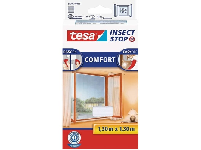 Mosquiteiro TESA 00400001 | Branco (Puericultura - Dormir) TESA - Redes mosquiteiras e telas anti-insetos - mosquito, janela, fixação magnética, proteção eficaz
