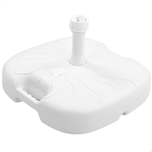 Base de Guarda-Sol AKTIVE 61140 (Branco - Poliéster e PVC) AKTIVE - Bases para guarda-sóis de exterior - branco, poliéster, pvc