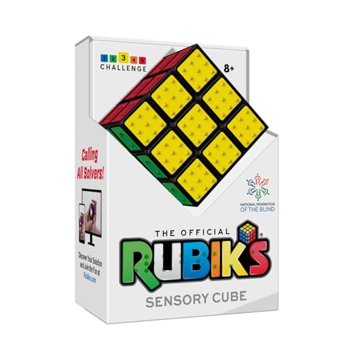 Jogo Criativo RUBIK'S Sensorial Original (Idade Mínima: 8) Spin Master - Quebra-cabeças - visual, auditivo, táctil, textura, forma