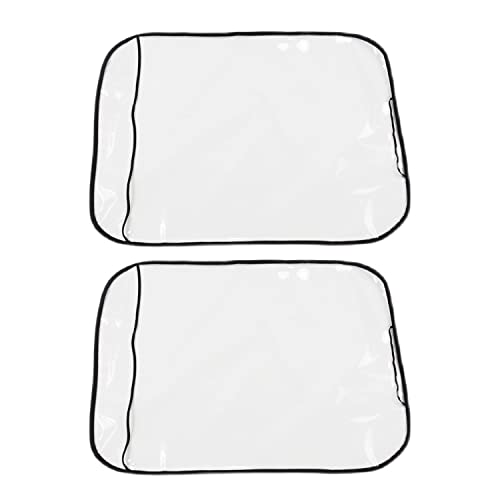 Conjunto de 2 Protetores de Assento para Crianças COOLBAG Transparente ZWZNBL - Assentos de veículos automotores - transparente, plástico, fácil de instalar, fácil de limpar