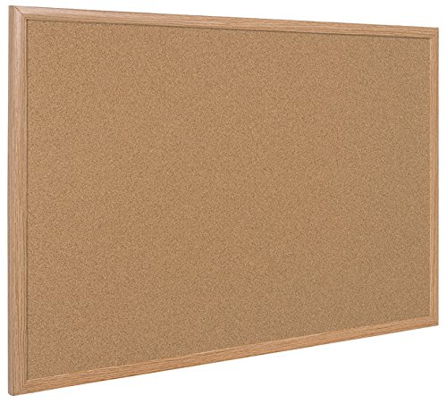 Quadro de Parede BI-OFFICE Cork (Branco - 90x60cm) BI-OFFICE - Quadros de avisos - 2 compartimentos, aglomerado, branco, 90x60cm