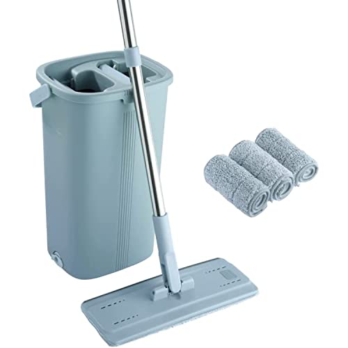 Conjunto Mopa E Escova EASYGLEAM Easy Clean Easy Gleam - Suprimentos de limpeza doméstica - lavável, pó, esfregão, vassoura