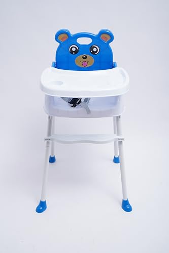 Cadeira de Refeição HOMCOM Azul (53.5 x 43.5 x 101 cm) GUANNB - Móveis para bebês e crianças pequenas - azul, 53.5x43.5x101 cm, 15 kg, 1.5 anos