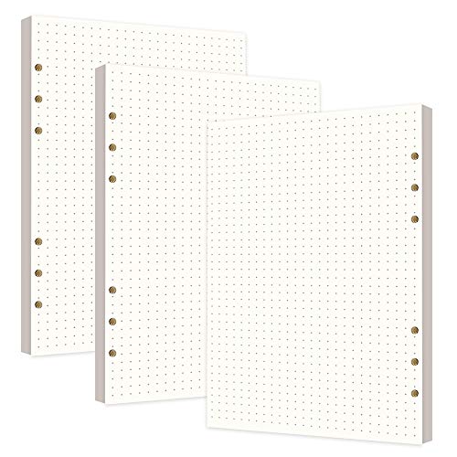 Pack 3 Caixa de Papel de Recarga A5 240 Folhas QWEF - Papel para fichários - pack, caixa, papel, recarga, filofax a5, 240 folhas