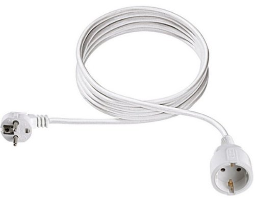 Extensão Elétrica BACHMANN 341.200S (1 Tomadas - Tipo F - 2m) Bachmann - Fios e cabos elétricos - extensão elétrica, bachmann, 341.200s, tomada tipo f, 2m